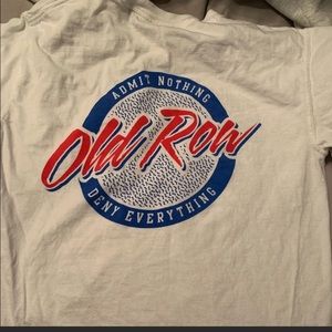 Old row t shirt